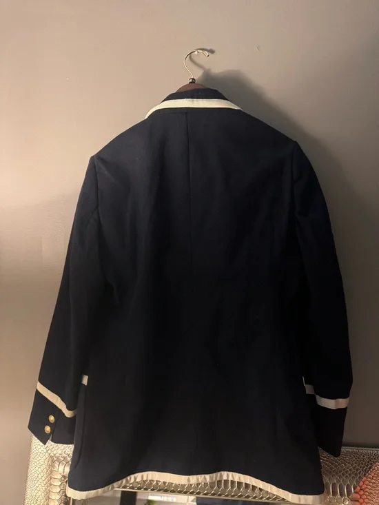 Rowing Blazers Navy Blazer with White Trim - Picture 4 of 4